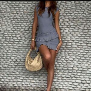 Gray Sleeveless Dress